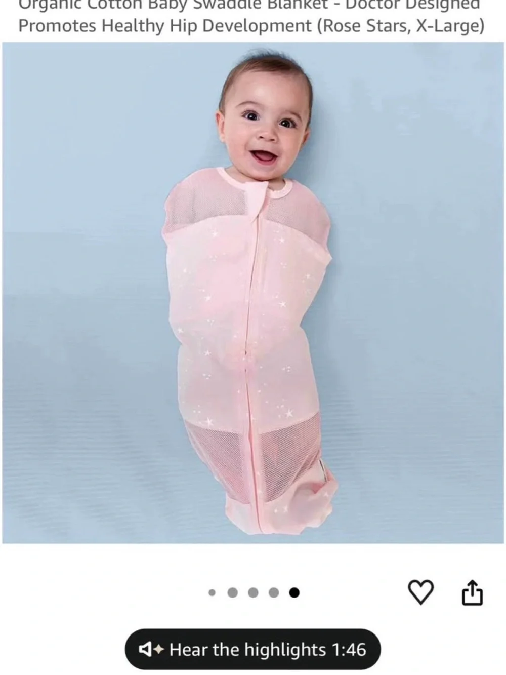 happiest baby Sleepea Pink Sleep Sack - Kids Pajamas
